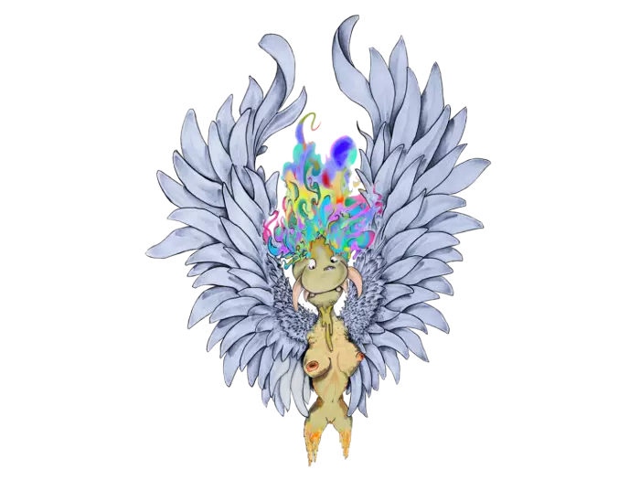  Szárnyaló fantázia - M - Black